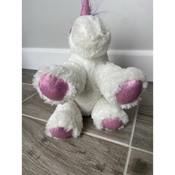 Free/Gift White Unicorn Purse Plushie Toby Enterprise Small - Picture 5 of 5
